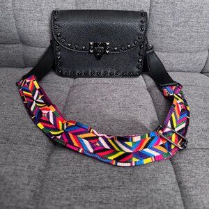 Like New Vegan Leather Studded/Spiked bag